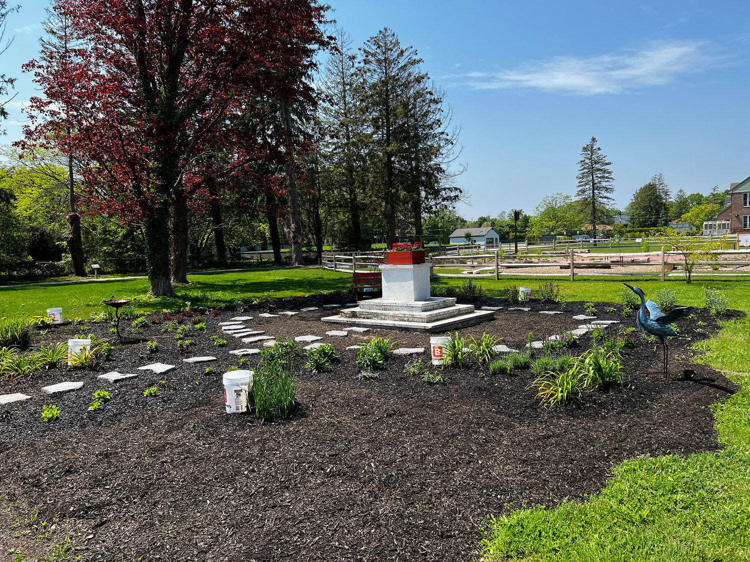 Bayport Flower Houses helped Nasca select native plants and butterfly-conducive species for his Eagle Scout project.